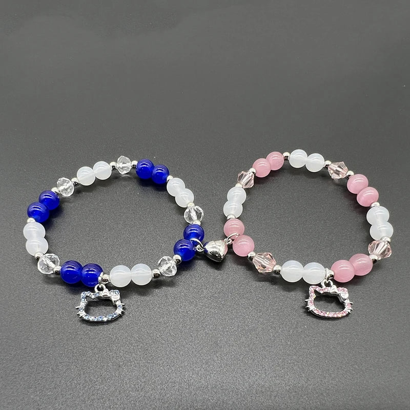 Spider X Cat Bead Bracelets