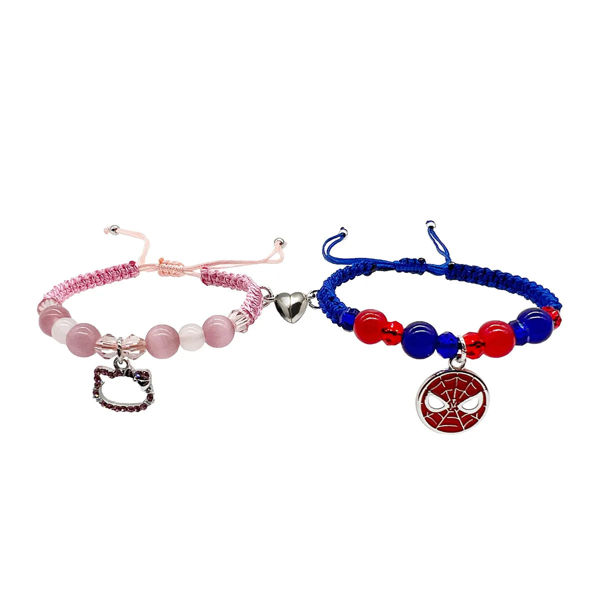 Spider and Kitty Rope Friendship Bracelets